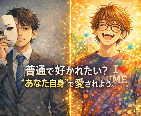 普通で好かれたい？“あなた自身”で愛されます あなた本来の魅力を一緒に見つけていきましょう。 イメージ1