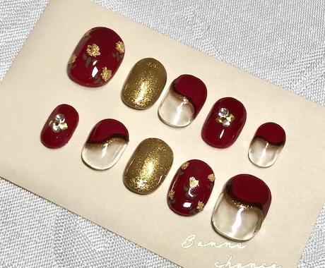 お好みのネイルチップ作成いたします 結婚式、お呼ばれ、パーティー、成人式、デート、イベントなど イメージ1