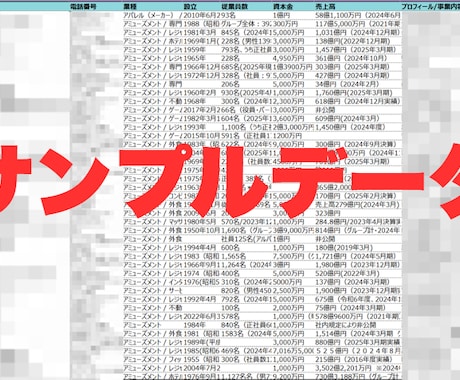 求人サイト✅掲載企業の営業リストご提供します マイナビ・リクナビ等主流サイトに対応！低価格短納期でご提供 イメージ2