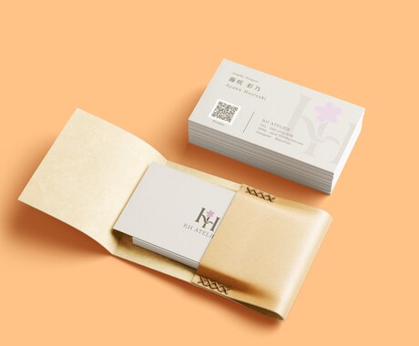 サロン・起業｜ターゲットに刺さる名刺を作ります 納得の品質で、渡すのが誇らしくなる一枚を。 イメージ2