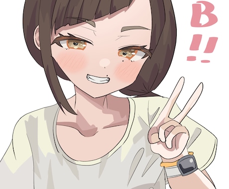 誕生日や結婚式などのアニメ風似顔絵描きます よくある似顔絵でなく、アニメ風の似顔絵描きます！ イメージ1