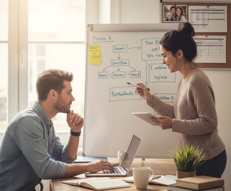 現場に合った業務改善策を一緒に作ります 自社の物流に課題のある企業様向け。現場目線で課題を整理改善 イメージ1