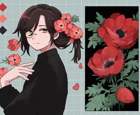 ご希望の用途のイラスト･立ち絵等を作成します 表情･色彩豊かなキャラクターイラストが得意です！ イメージ2