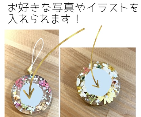 写真やイラストをレジングッズにします 世界で一つだけのデザインです！ イメージ2