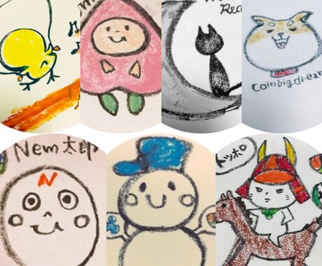 ツイッターやブログのアイコンを作成します 周りとはちょっと違うユニークなテイストがお好きな方にオススメ イメージ2