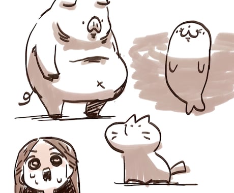 よろず描かせていただきます サンプル絵にピンとこられた方、ぜひご相談ください イメージ2