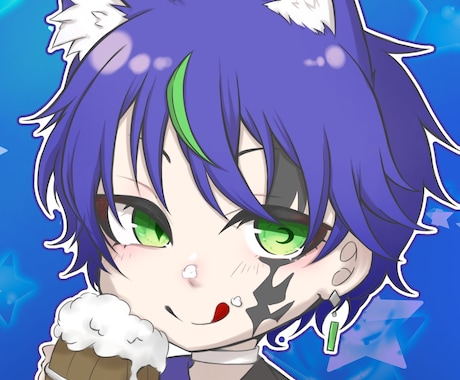 3日以内納品/簡易イラスト／アイコン描きます 【商用利用可】サムネなどの素材として便利な背景透過png付属 イメージ2