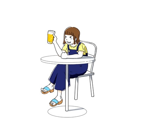 シンプル・かわいい・おしゃれ系イラスト描きます 商用OK！雑誌やwebの挿絵など希望のトーンに合わせて作成！ イメージ2