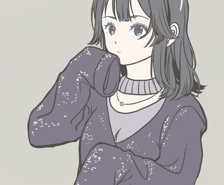 暖かくて可愛い女の子のアイコンを作成します 暖かい雰囲気の可愛い女の子アイコンを作成します。 イメージ2
