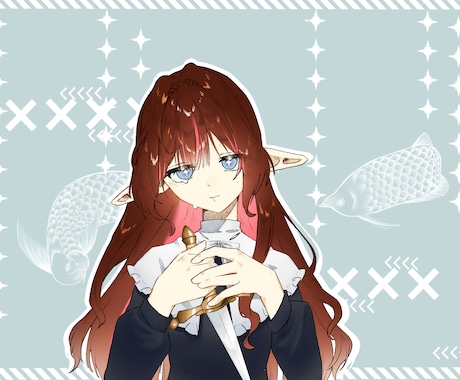 意向に合ったイラストを描きます 納期早めで可愛いダークなイラストを描きます！ イメージ1
