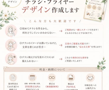 Canvaでポスター・チラシ・フライヤー制作します ⋆⸜Canvaで製作！安い/早い/綺麗　編集可能⸝⋆ イメージ1