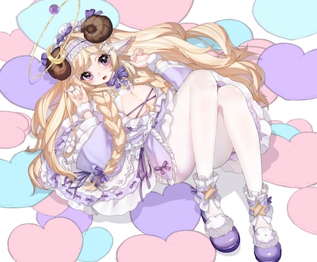 SNSアイコン/ヘッダー/立ち絵/一枚絵/描きます 挿絵、壁紙、その他イラスト素早い納品が必要な時にも イメージ2