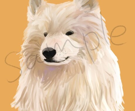 リアルでかわいい愛犬の似顔絵描きます 写真からイラストにしますイラスト/犬/似顔絵 イメージ2