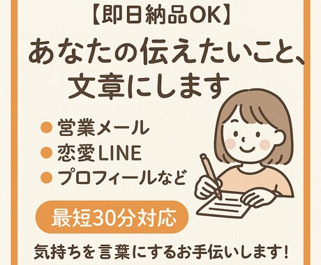 文章作成・整えます 【即日納品OK】あなたの伝えたいこと、文章にします イメージ1