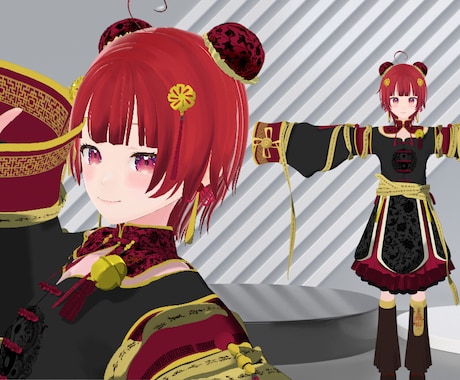 短期間でVtuberの3Dモデルを作成します すぐにVtuberになりたい方へ！ イメージ1