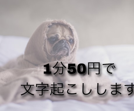 1分50円で文字起こしします タイピングが大得意な主婦の文字起こし イメージ1