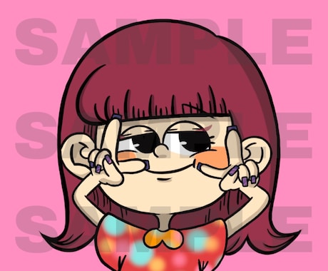 ポップでゴージャスなオリジナルイラスト描きます ビジネス・アイコン・グッズなど様々な用途で制作可能です イメージ2