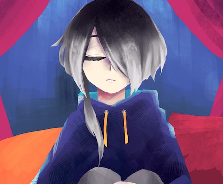 ゲームや動画のスチルイラストお描きします ホラー・オカルト的なスチルや恋愛ゲームなどのスチル描きます！ イメージ1