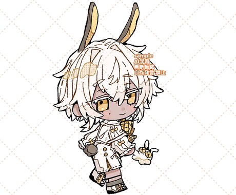 商用利用◎かわいいミニキャラ(全身)を描きます オプションでグッズなどにもご利用可能です！ イメージ2
