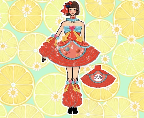 商用OK！キャラクター衣装デザイン描きます 現役衣装デザイナーがデザインを提案します！ イメージ2