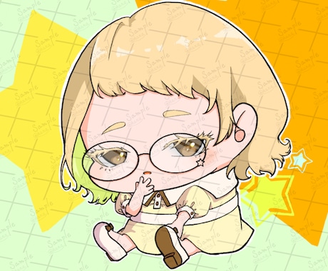 あなただけのデフォルメキャラクターを提供します 他の方へのご依頼も自由！自分だけのキャラクターが欲しい方へ イメージ2