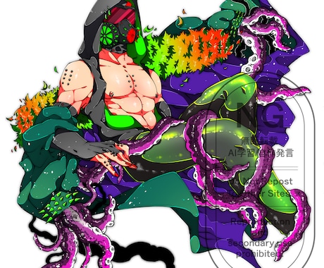 パキッとカラフルな絵柄で一枚絵を描きます まずはお気軽にご相談ください！貴方のイメージを一枚絵に！ イメージ2