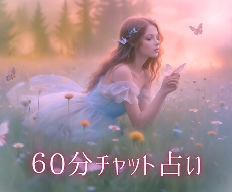 60分チャット♡霊感タロットでじっくり占います 恋愛/仕事/人間関係等♡占い放題♡あなたに寄り添います イメージ1