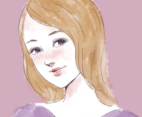 おしゃれな似顔絵、アイコン作成します ⭐︎SNS、ブログ、名刺やプレゼントなどに☆ イメージ2