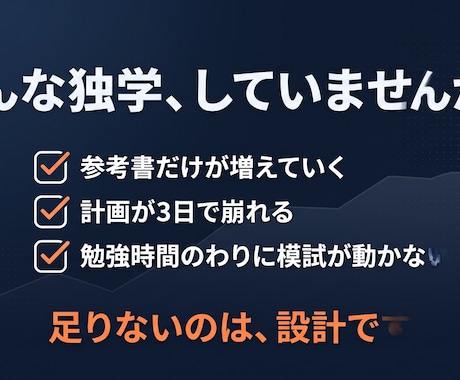現役国立医学生が受験合格への学習を管理します 週次テキスト報告と月1面談で正しい考え方を身に着けます イメージ2
