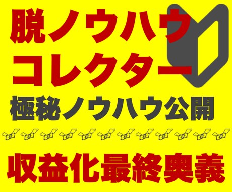 初心者が短期間で収益化できる極秘手法を解禁します 脱ノウハウコレクターの最終奥義！革命的手法による副業 イメージ1