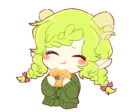 デフォルメキャラを描きます プレゼントや広告などに一人添えてみませんか イメージ2