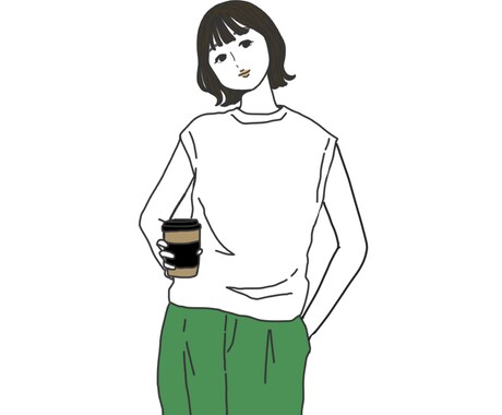 シンプルでおしゃれな似顔絵描きます ご要望をお聞きしながら丁寧に仕上げます イメージ2