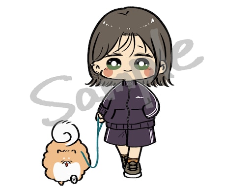 ミニキャラアイコンを作成します ご希望に寄り添い、心を込めて描かせていただきます♪ イメージ1