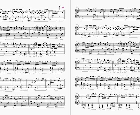 音源から正確な楽譜・採譜データを制作します YouTubeのあの曲を弾きたい！耳コピで綺麗な楽譜にします イメージ2