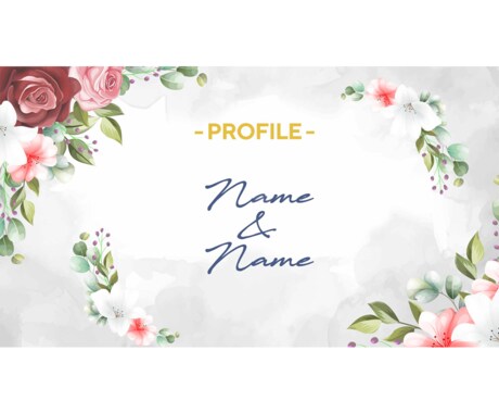 結婚式プロフィールムービー（リーフ）作ります 【修正無制限・DVD発送無料】ココナラ取引実績2600件以上 イメージ1