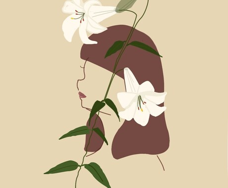 カラフルな一枚絵を作成します お好きなご用途で◎柔らかい単一線とカラフルな色使いが特徴です イメージ2