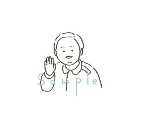 シンプルな似顔絵描きます 簡素なのにどこか似ている、そんな似顔絵を描きます。 イメージ2