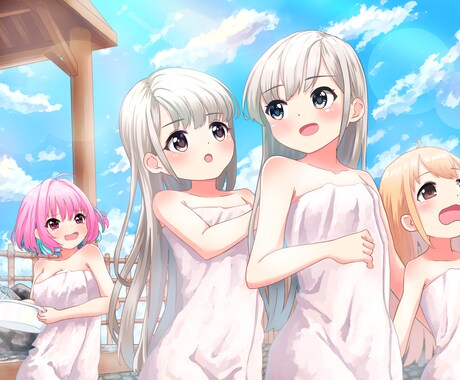 イラスト制作承ります 観賞用、Vtuber、立ち絵何でもござれ！可愛いの描きます！ イメージ1