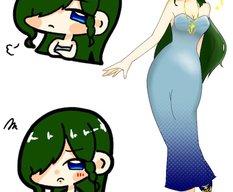 シンプル素敵なアイコン描きます シンプルで可愛いアイコンをお描きします♪ イメージ1