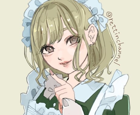 女の子・男の子アイコン作成します 好きなモチーフなど教えて頂けたら盛り込みます! イメージ2