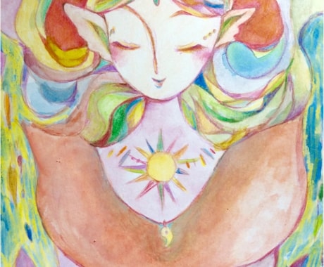 あなたをイメージした女神の絵を描きます 魂の美しさを感じるためのツールとしてお使いください イメージ2
