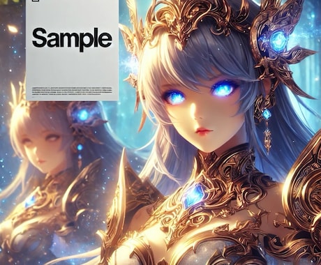 AIイラスト壮麗な戦士のプロンプトを販売します TRPGや小説の表紙に最適！挿絵やプロフ画像にも！ イメージ2