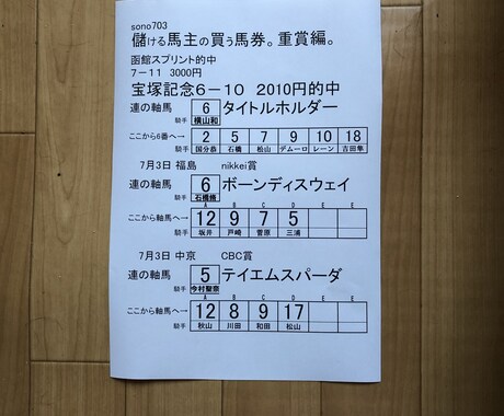 重賞レース予想公開。競馬予想がアナタを元気にします この競馬予想で快感ホルモンドーパミンがバンバン出ちゃいます。 イメージ1