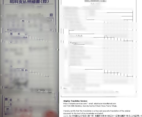証明書の翻訳（日本語から英語）｜に翻訳します 戸籍謄本、婚姻届、離婚届、その他 イメージ2