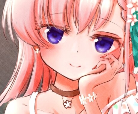 可愛く雰囲気良い女の子かきます 暖かみ感じられるようなイラスト書きます イメージ1