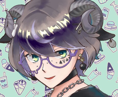 鮮やかで目を惹くイラスト描きます イメージ1
