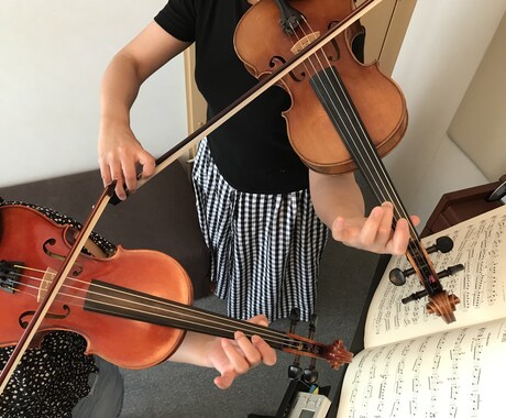 バイオリン演奏の動画を見て、丁寧にアドバイスします 楽しく伸ばそう！初心者さん、独学者さん大歓迎です♪ イメージ1