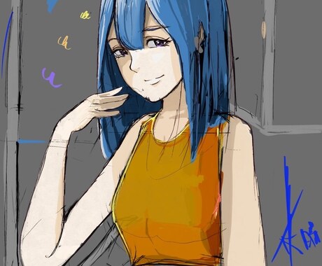 アイコン用のイラスト描きます あなたのお好みのアイコンを描きます イメージ1