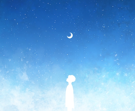 シンプル・透明感あるイラストを描きます きれいめ１枚絵✦人物・背景どちらも可能です◎ イメージ1