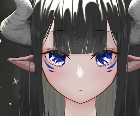 可愛い女の子のアイコン描きます 雰囲気のあるアイコン作成いたします。 イメージ2